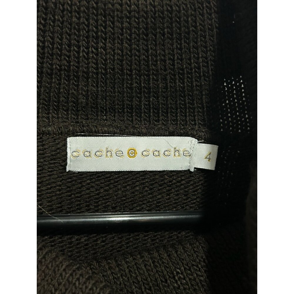 Cache Cache Cowl Neck Layered Pullover Sweater Br… - image 6